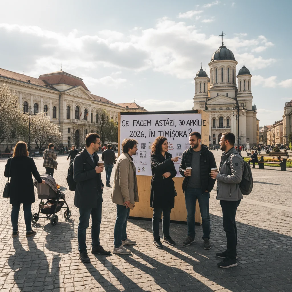 Activități interesante astăzi, 30 aprilie, în Timișoara