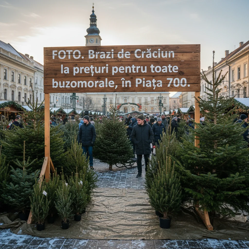 Brazi de Crăciun pentru toate bugetele, disponibili acum în Piața 700 – FOTO
