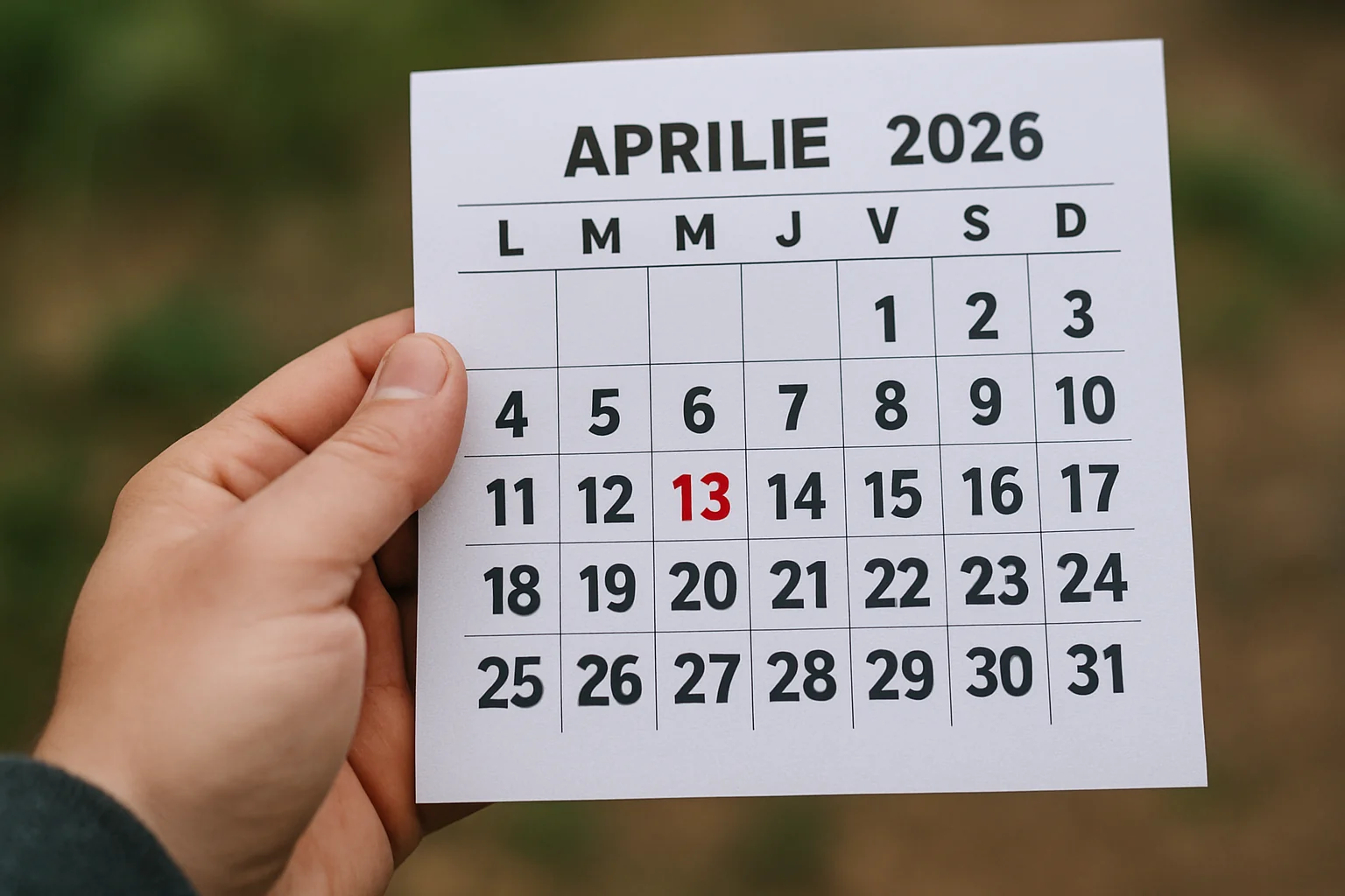 Calendar ortodox – 2026-04-13