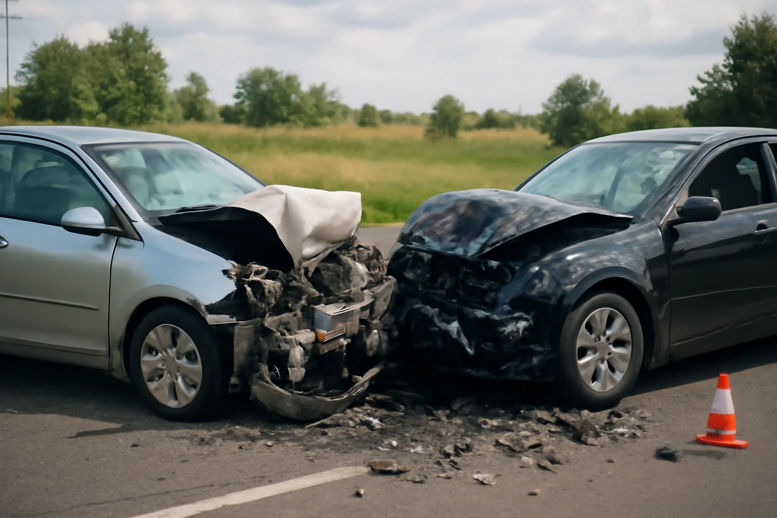 Cinci Răniți după un Grav Accident pe Contrasens între Făget și Drăgșinești