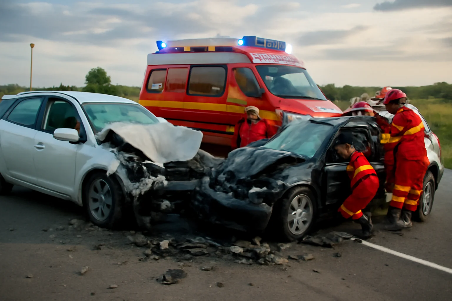 Coliziune dramatică cu șase victime, inclusiv doi copii, la Recaș. SMURD intervenție rapidă pentru salvare!