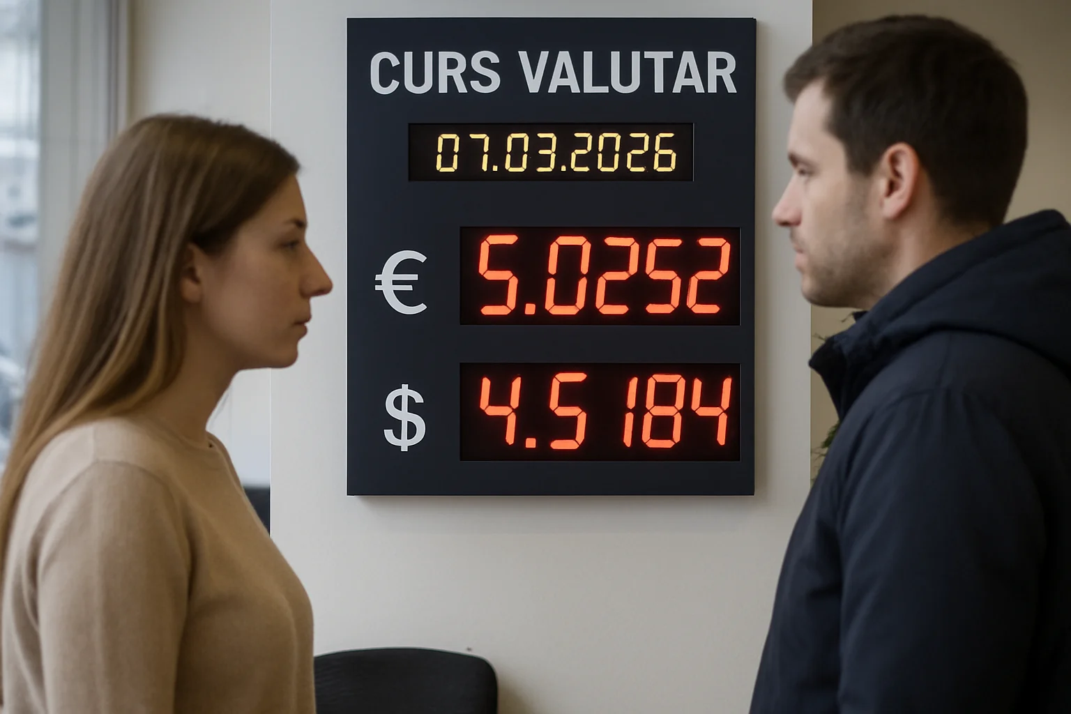 Curs valutar azi (BNR) – 2026-03-07