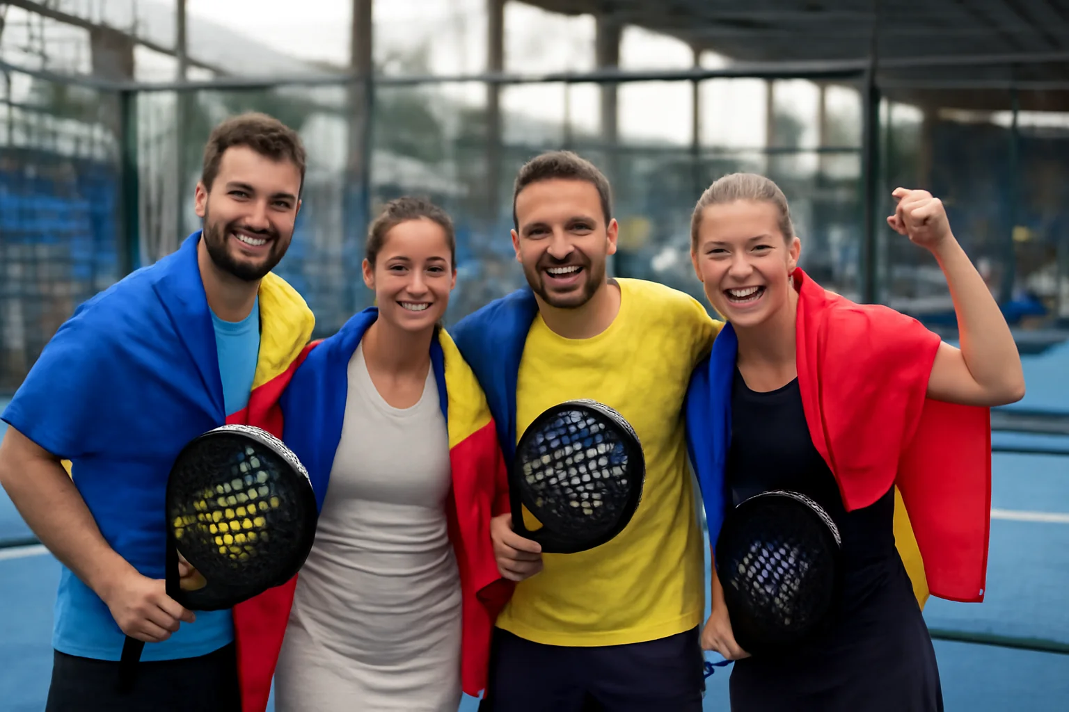 Debut triumfător pentru România la Europenele de padel din Spania cu ajutorul timișorenilor. VIDEO!