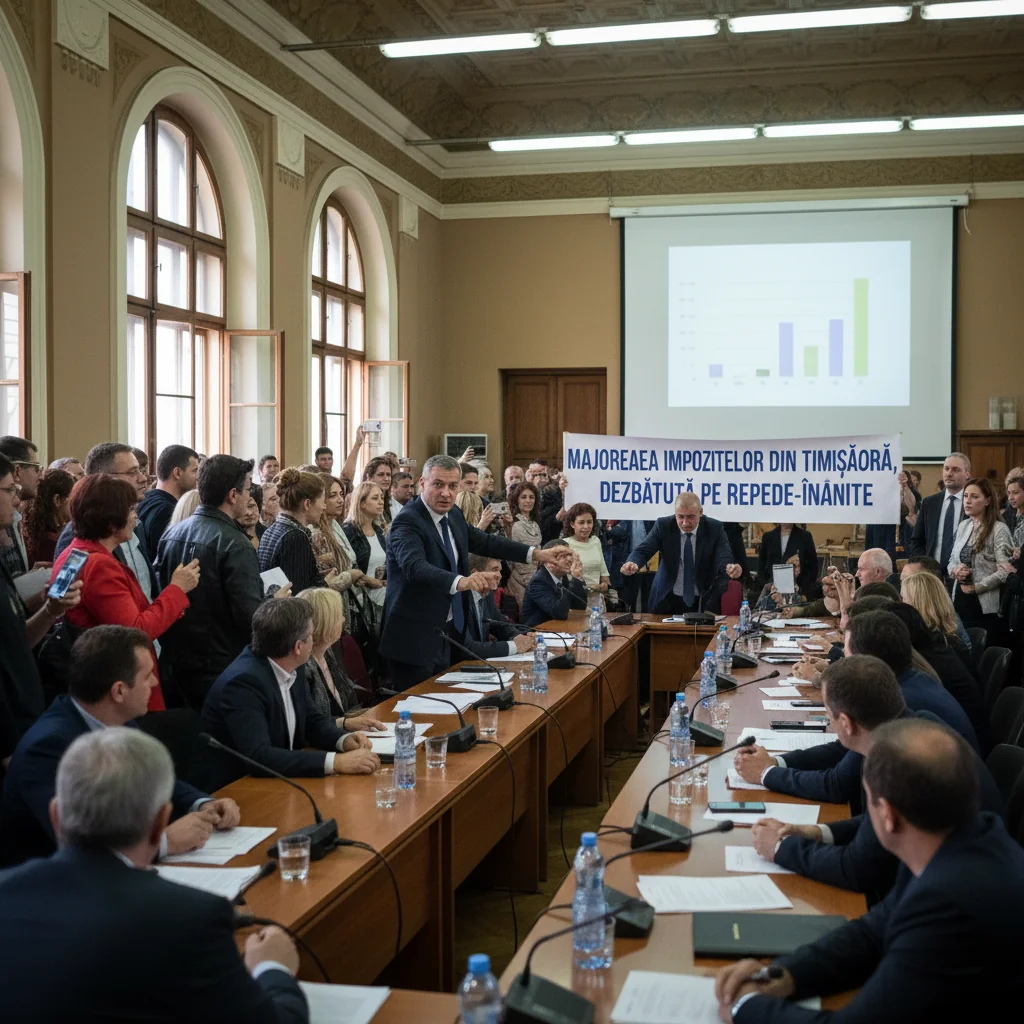 Discuții urgente privind majorarea impozitelor în Timișoara