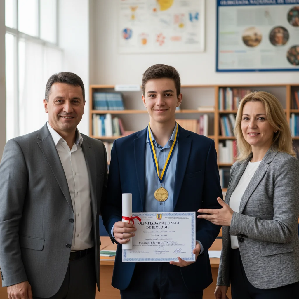 Elev de la Colegiul Bănățean Timișoara câștigă premiul I la Biologie