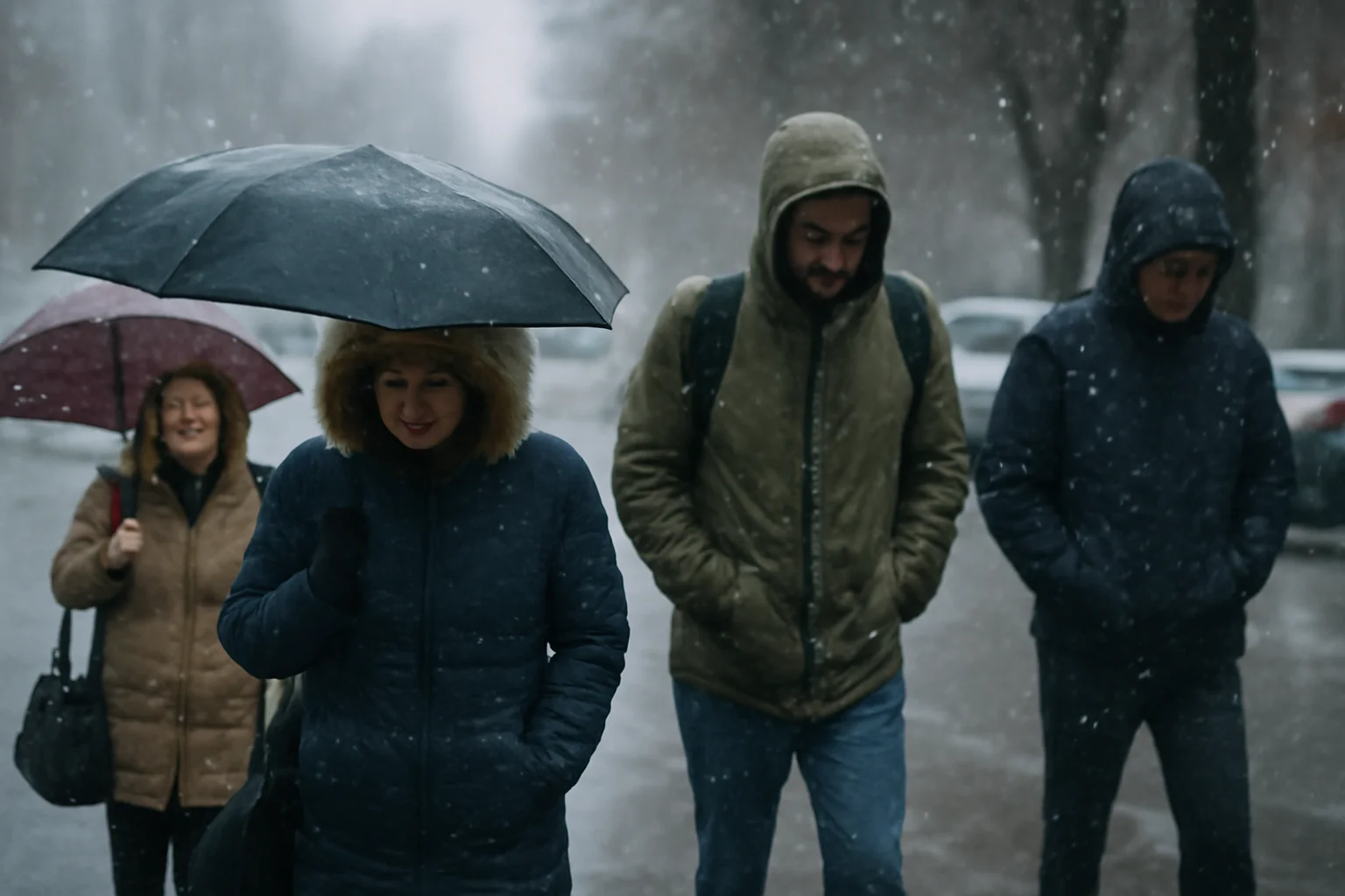 Meteorologii avertizează ploi, lapoviță și ninsori