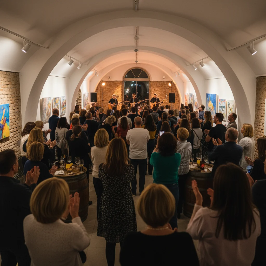 Noapte magică cu muzică live în Galeria Pod din orașul nostru