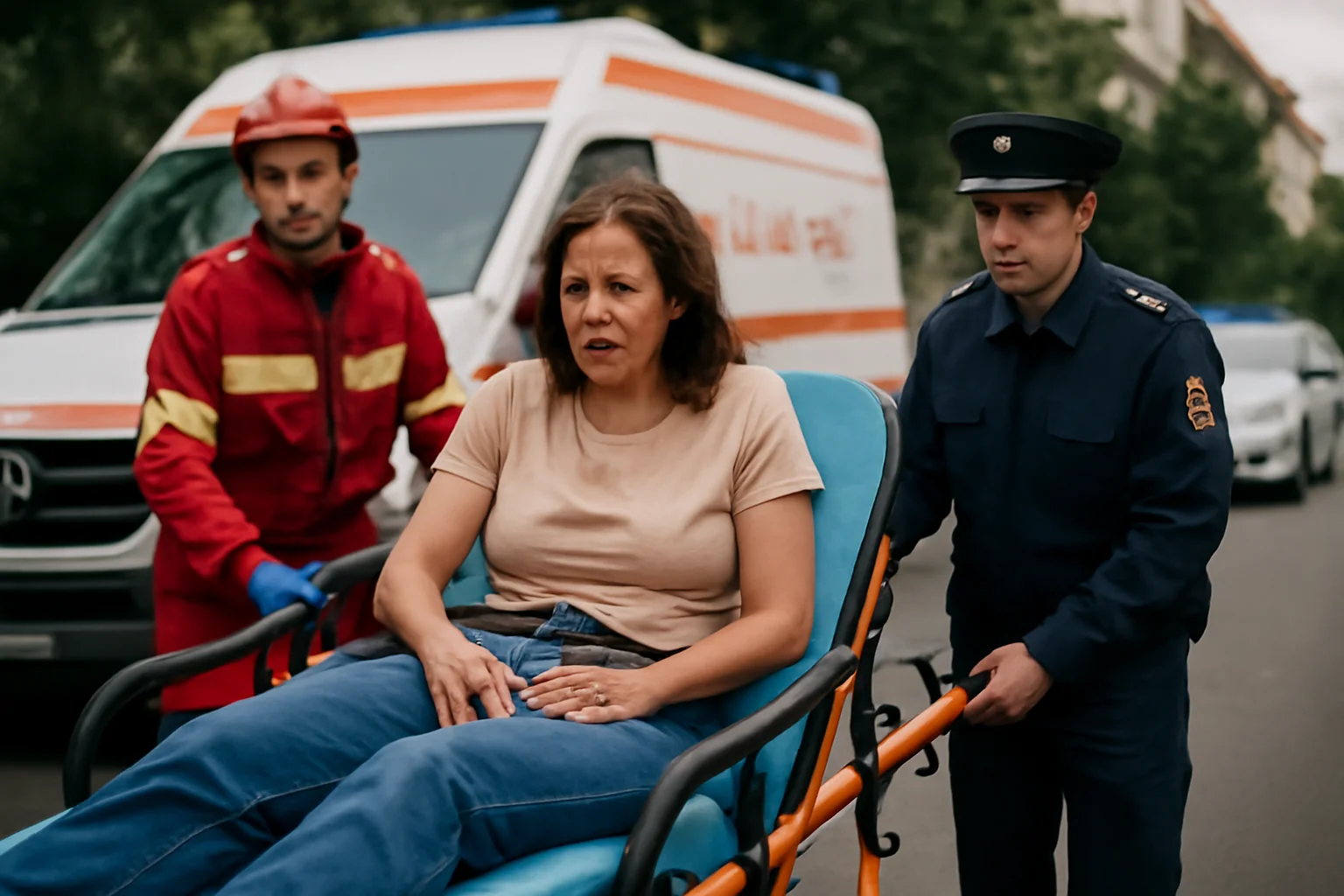 o femeie de 36 de ani a fost rănită și dusă la spital în Timișoara.
