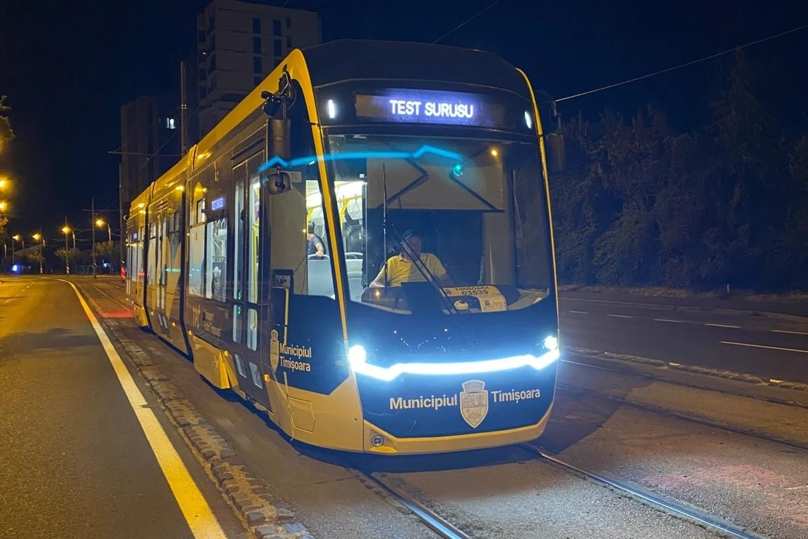Primul tramvai electric scurt intră în testare la Timișoara