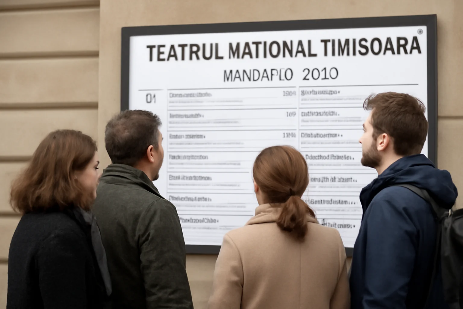 Program extins de spectacole la Teatrul Național din Timișoara în ianuarie 2026