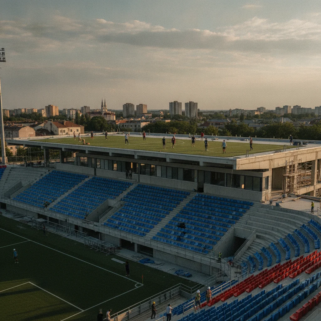 Stadionul Știința Timișoara: Progrese la modernizare