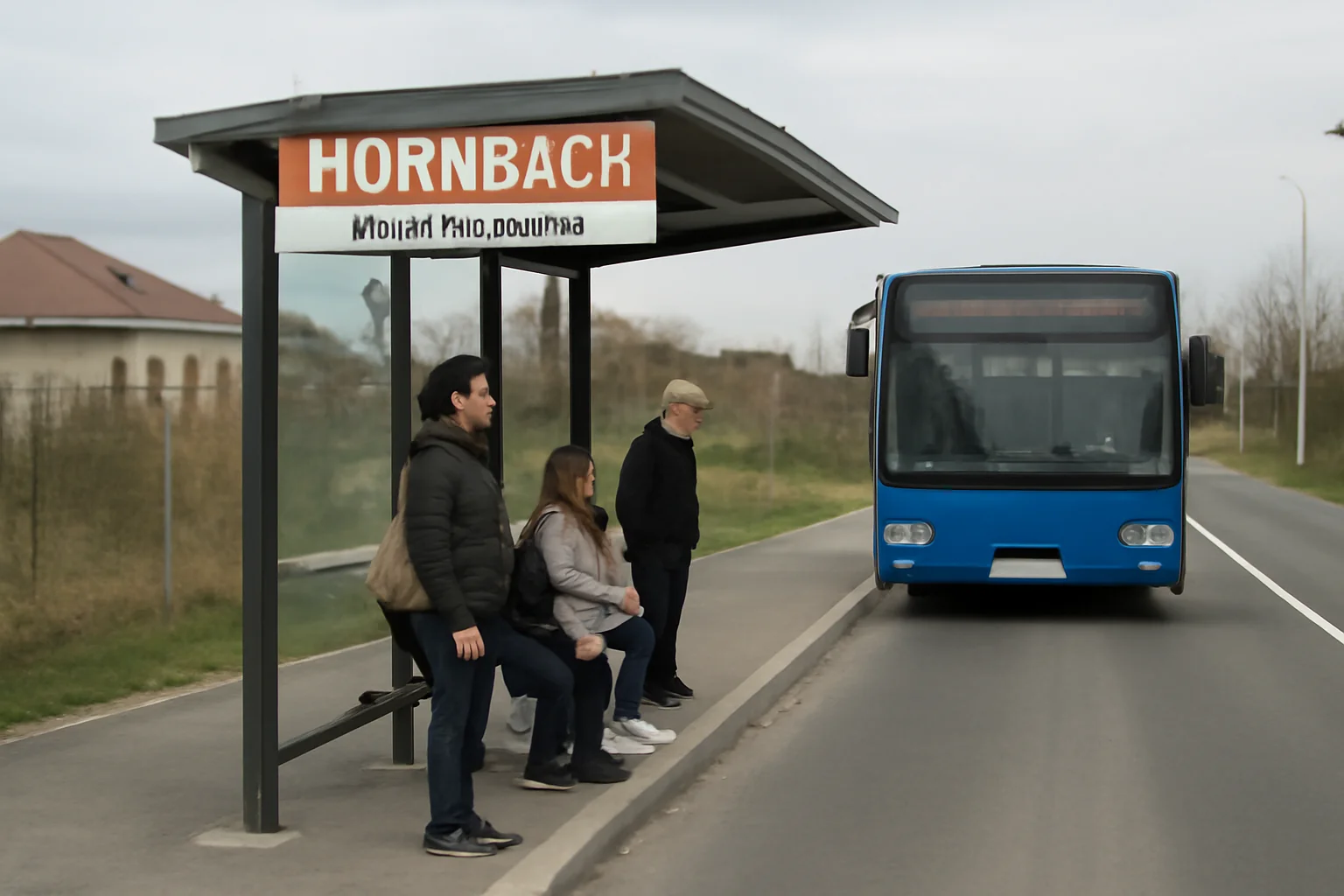 Stația Hornbach intră pe traseele de transport public din Moșnița Nouă, în zona Timișoara