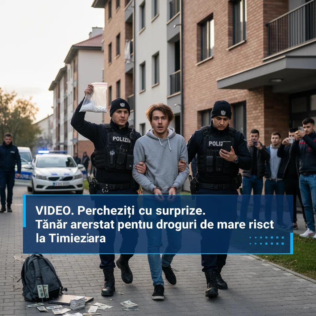 tânăr reținut pentru droguri de mare risc