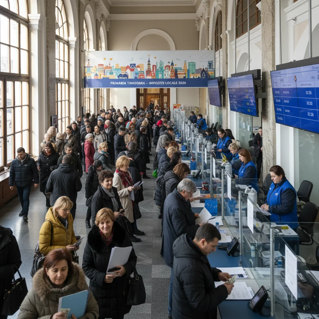 Timișorenii încep anul fiscal 2026 cu plăți masive de impozite locale în Timișoara