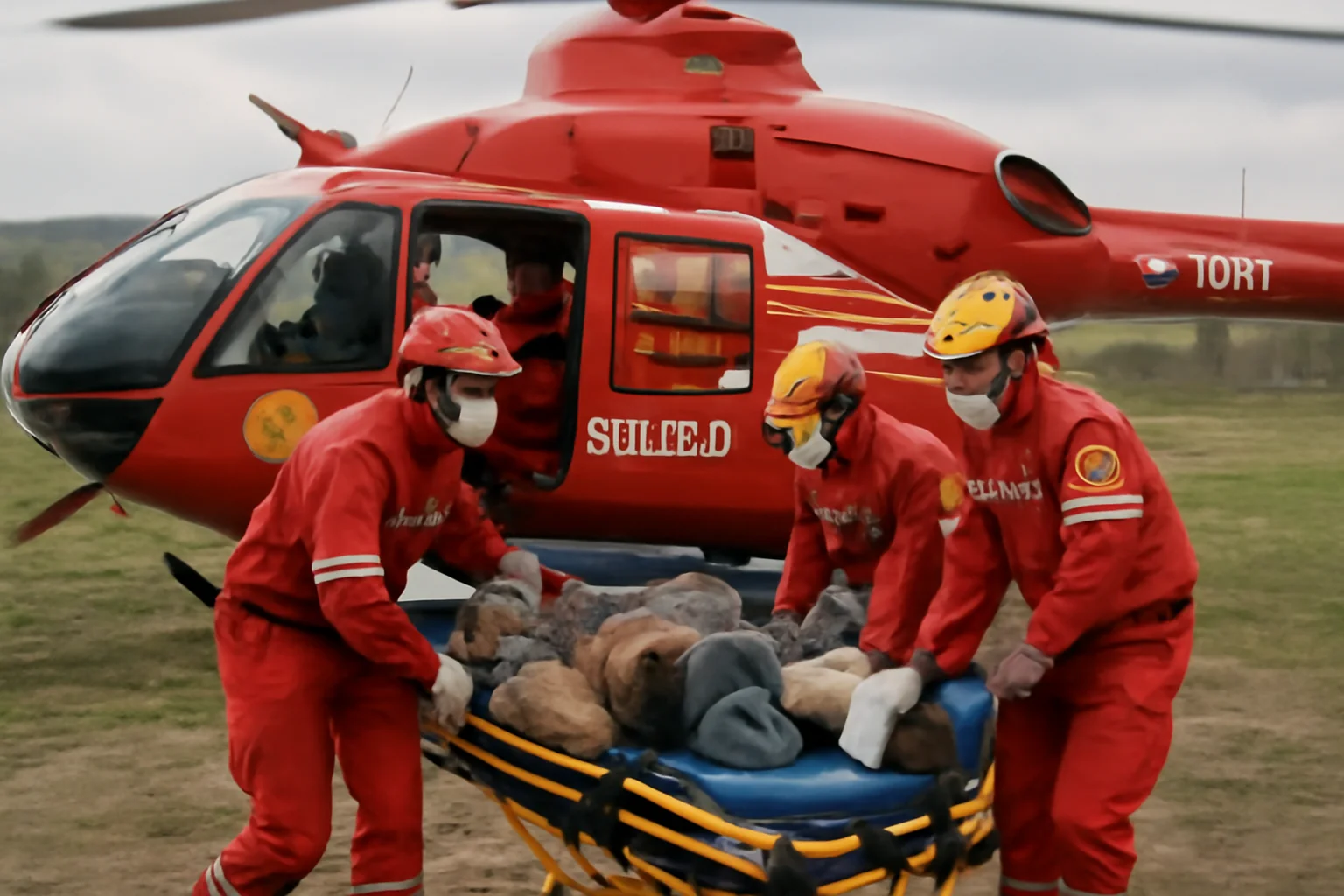 Trei Răniți, Inclusiv Femeie, Evacuați cu Elicopterul SMURD în Hunedoara