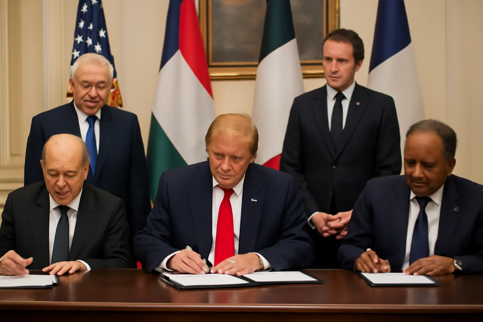 Trump și liderii mondiali semnează acordul de armistițiu în Gaza
